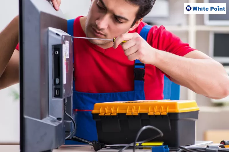 صيانة شاشات وايت بوينت